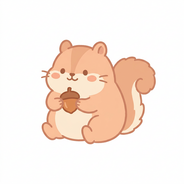 Pip the Squirrel Mascot